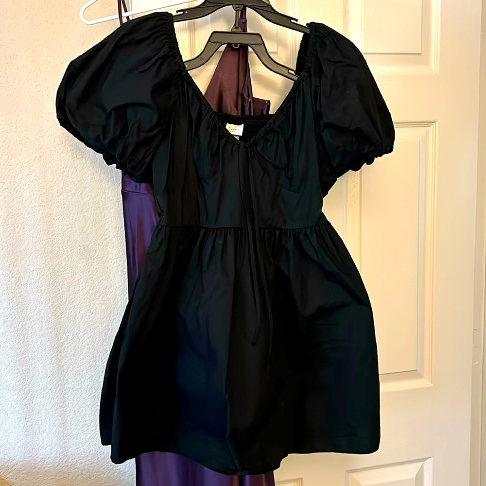 BLACK MINI DRESS